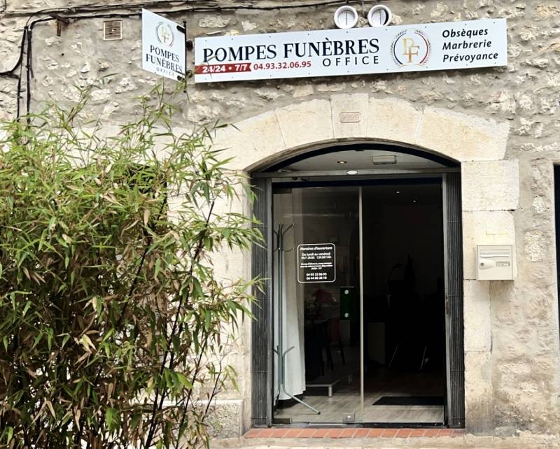 Pompes funèbres Office à la Colle sur Loup dans les Alpes Maritimes